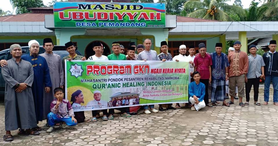 Program GKN (ngaji kerja nyata) Mahasantri Pon Pes Rqhi