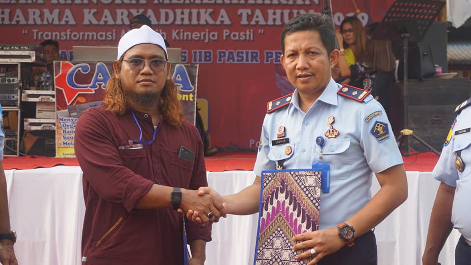 Lapas Kelas IIB Pasir Pengaraian Teken MoU Dengan Yayasan Rehabilitasi Qhi